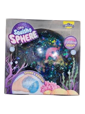 ORB Squisho Sphere Magical Floating Scenes Glitter Sensory Ball Toy
